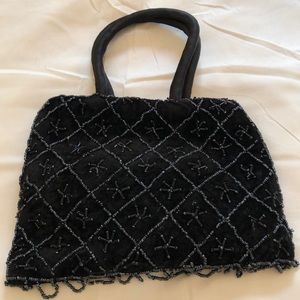 Small velvet evening purse